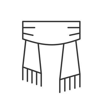 Scarf linear icon