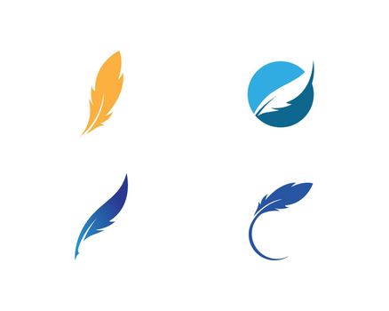 Feather ilustration logo