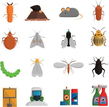 Pest Icons Set