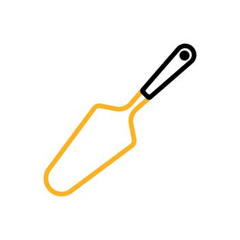 Cake and pie server utensil vector icon
