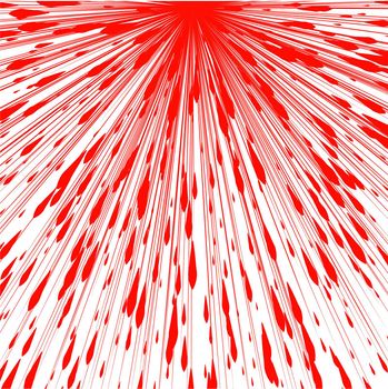 Explosive abstract rays. Dynamite burst blast vector background