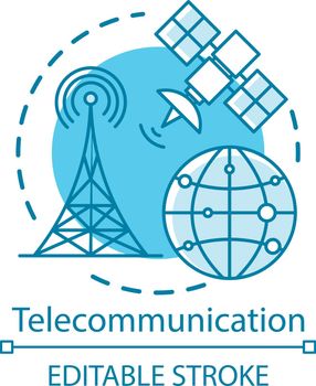 Telecommunication concept icon
