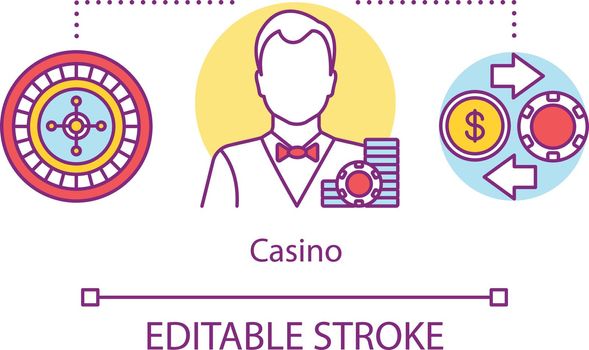 Casino concept icon
