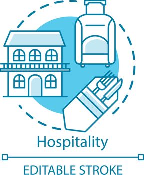 Hospitality concept icon