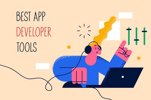 Best app developer tools concept