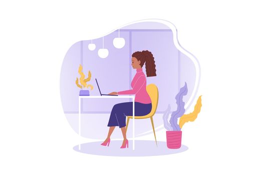 Freelance, remote work, workplace concept.