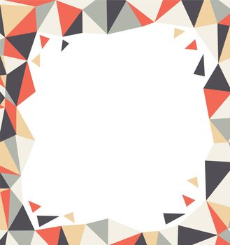 Polygon triangles  background Abstract copy space