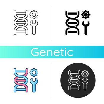 Genetic engineering icon