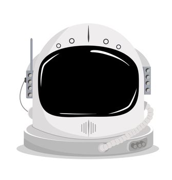 Astronaut space helmet vector