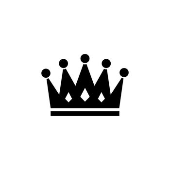 Royal Crown Flat Vector Icon