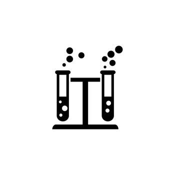 Chemical Reaction Flat Vector Icon