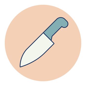 Chef kitchen knife. Cutlery. Kitchen utensils