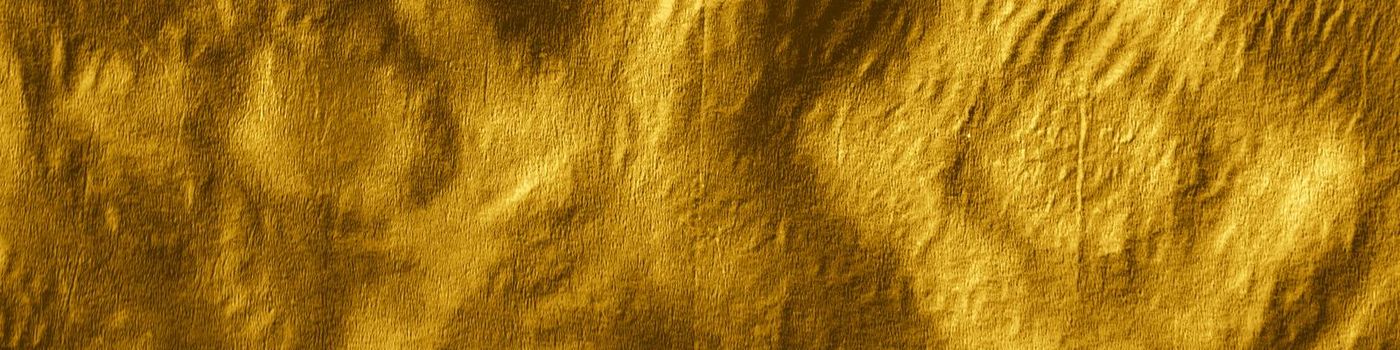 Ikad Pattern. Gold Foil Dyed Background. Abstract