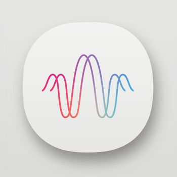 Parallel sound waves app icon