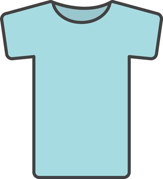 T-shirt color icon