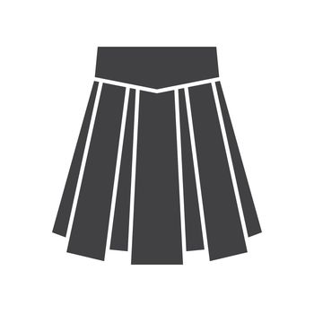 Skirt glyph icon