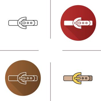 Leather belt icon
