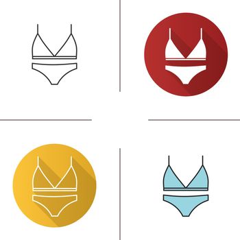 Women's underwear icon