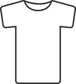 T-shirt linear icon