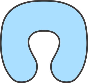 Neck pillow color icon