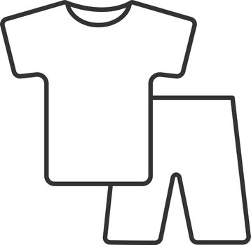 Pajamas linear icon