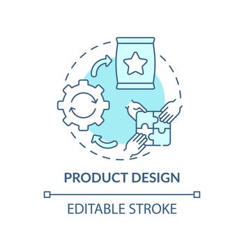 Product design concept icon