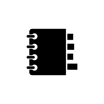 Notebook Organizer Flat Vector Icon