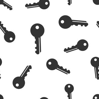 Key icon seamless pattern background. Access login vector illustration. Password key symbol pattern.