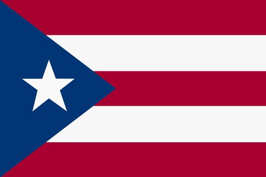 Puerto Rico flag background illustration red white stripe blue star