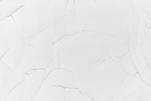White old surface with many cracks wall texture background