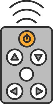 Remote controller color icon