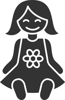 Baby doll glyph icon