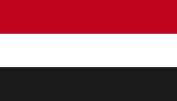 Yemen flag icon in flat style. National sign vector illustration. Politic business concept.