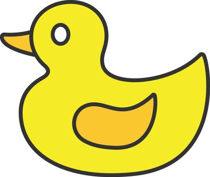 Rubber duck color icon