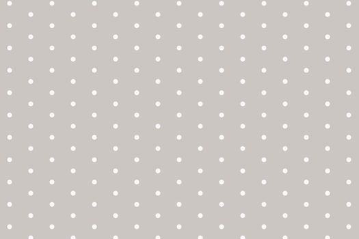 Polka dot pattern background, cute cream color design vector