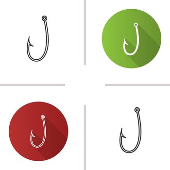 Hook icons set