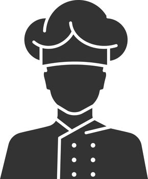 Chef cook glyph icon
