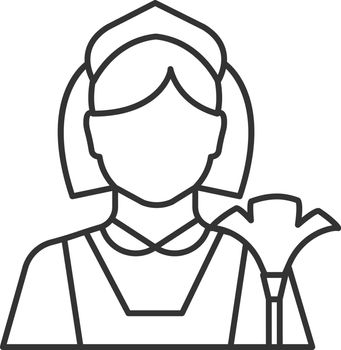 Maid linear icon