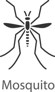 Mosquito glyph icon