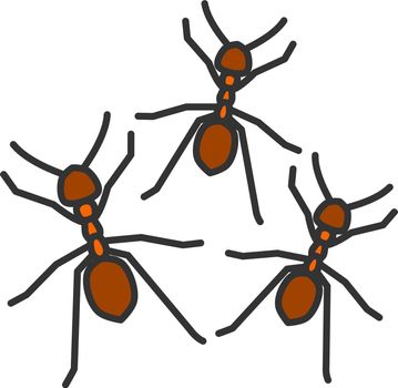 Ants color icon