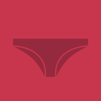 Panties glyph color icon