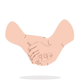human hands holding promise concept
