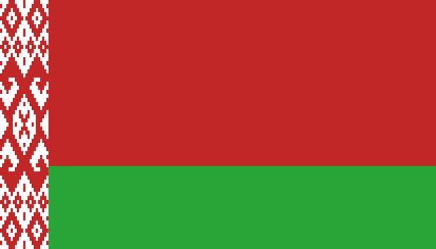 Belarus flag icon in flat style. National sign vector illustration. Politic business concept.