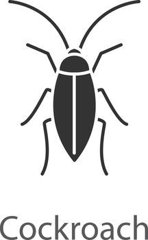 Cockroach glyph icon