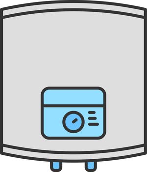 Home boiler color icon