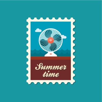 Ventilator stamp. Summer. Vacation