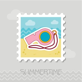 Whistle flat stamp