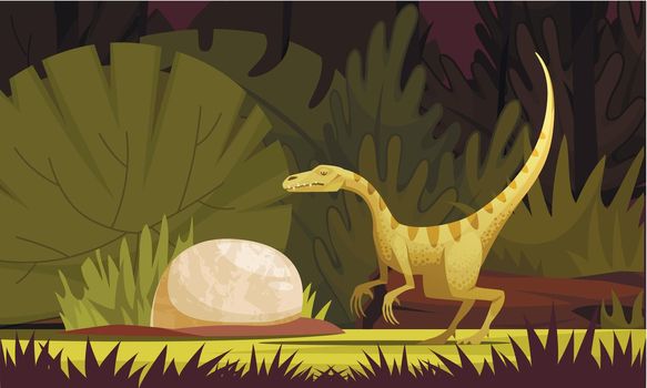 Dinosaurs Cartoon iIllustration