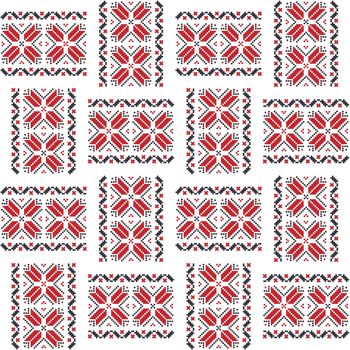 Vector illustration of Slavic seamless pattern