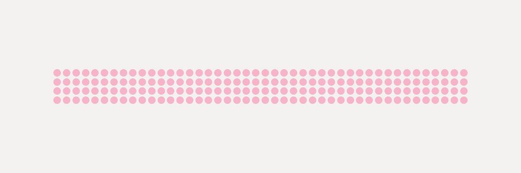 Seamless dots brush stroke illustrator vector set